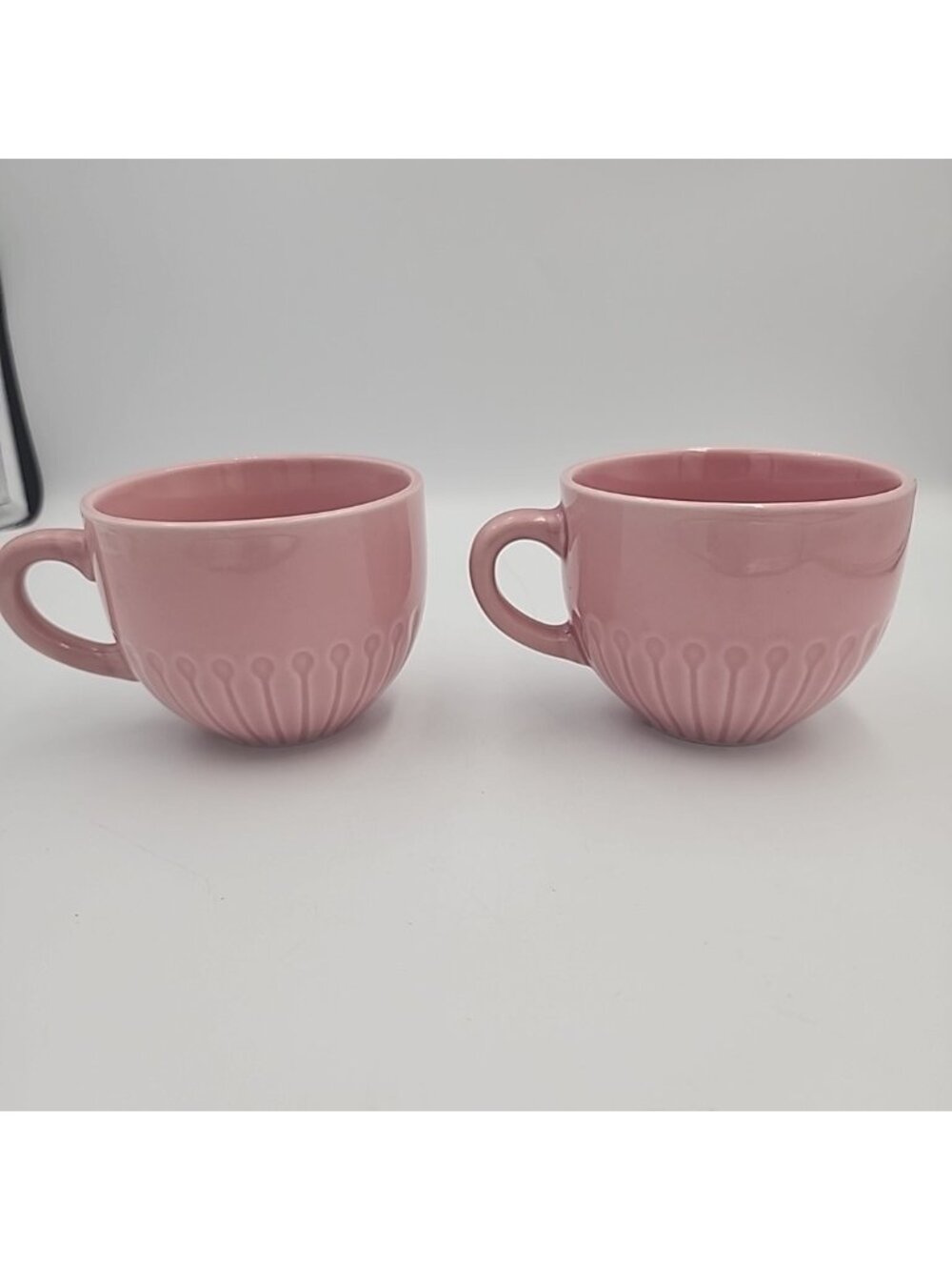 Set Of 2 IKEA Strimmig PINK 12 oz. Coffee Mug  Tea Cup,  12011,  19-2